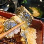 鰻 若菜館 - 皮目　肉厚　byまみこまみこ