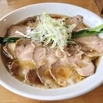 らーめん福ちゃん - チャーシューめん大盛り（細ちぢれ麺）