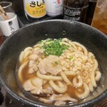 大衆酒場 上尾食堂 - 肉汁かけうどん　670円