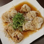 許厨房 - 皿ワンタン880円