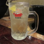 Gyukaku Aomori Ten - グラスはトリスだけど角ハイボール　レモン入れてもらった★