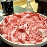 Sukiyaki shabu shabu kaiseki ryouri azuki - 