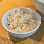 麺匠 清兵衛 - 帆立の炊き込みご飯(11〜14時限定サービス)