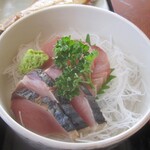 河野シーサイド温泉 ゆうばえ - 刺身定食