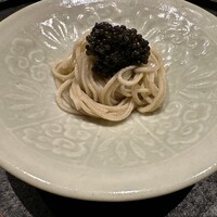 感情 - 茨城　常陸秋そば十割　オシェトラキャビア