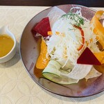 とんかつ 久 - サラダ♫