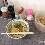 中浦製麺所 - 2013.10.16(水) 昨日から値上げ(>_<)かけ1玉240円 後払い