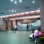 リゾナーレ八ヶ岳 - フロント手前には子供向け遊具があります。