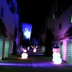 リゾナーレ八ヶ岳 - 夜のピーマン通り。