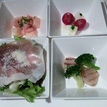 OTTO SETTE - キッズディナー前菜４種。