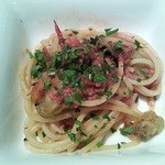 OTTO SETTE - 蛸のラグーと茄子のスパゲッティーニ　オリーヴ風味。