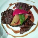 OTTO SETTE - キッズディナーメイン　牛フィレ肉の網焼き。