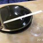 誠うどん - 2013.10.16(水) 14時 かけ小150円 感動なグミ的グニュ感 (^_^)v二杯