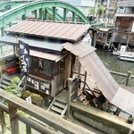 Yanagibashi Daikokuya - 窓からの風景　　　　　　　有名な佃煮屋さんも