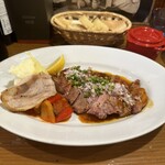 ラ ペッシュ - 国産豚肩ロースの炭火焼き