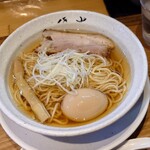 Menya Yuukou - 貝ラーメン　チャーシュー薄め＋煮玉子