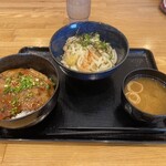 豚壱 - ミニ豚丼　讃岐うどん　セット