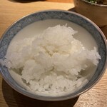 早苗饗 - ご飯は、白米をまず頂いて、次は玄米(写真忘れ)