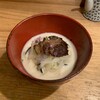 Ajisai Shin'Ya - しじみの豆乳冷麺（お通し）2023.8