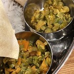 南インド・ビストロ ひつじや - オクラのポリヤル　野菜のポリヤル
