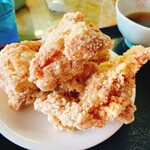 四川料理 聚客縁 - エビのXO醬炒飯定食