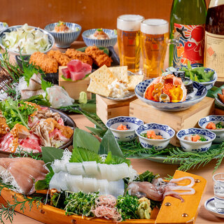 All-you-can-drink courses available from 3,500 yen! Private rooms available for welcome and farewell parties