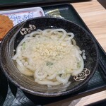 はなまるうどん - かけうどん(並)❗️