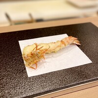 北新地 鮨 天ぷら いわい - 車海老の天ぷら