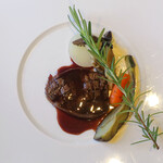 牛久シャトー レストラン - 牛フィレ肉のグリエ。