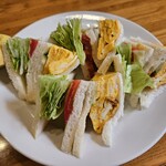 219018945 - サンドイッチ　エッグと野菜