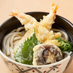 Tempura Udon noodles with shrimp tempura
