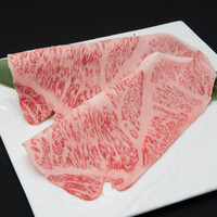 出汁で食べる　近江うしの極上ロース焼きしゃぶ