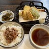 福久和うち - 料理写真:ご飯・香の物・海老天ぷら