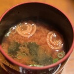 あなごめしうえの - 味噌汁