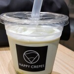 Happi Kurepu Ando Kafe - 《タピオカ抹茶ミルク》税込￥520♡