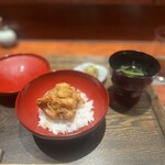 江戸前晋作 - かき揚げ天丼