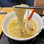 超純水採麺 天国屋 - 自家製麺の細麺