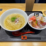 超純水採麺 天国屋 - 「鮮魚ラーメン（鮮魚丼付き）」¥2,000