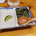 Ramen FeeL - 酢橘、海苔2枚、塩 ♪