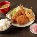 Kushidoragon - ミックスフライ定食