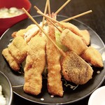 Kushidoragon - 串揚げ7種定食