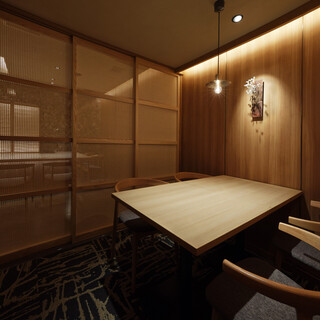 最大4名様の半個室テーブル席です。※5名～6名様は要相談可。