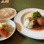 レストラン ビストロ - ランチセット・カニクリームコロッケ