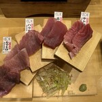 B/FISH - マグロ刺身5種盛り