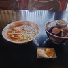 ミッキー食堂 - 料理写真:●中華そば　600円

●カツ丼　700円

を注文してみた

前回よりもメニュー価格が上がっていて
単品価格もあまりお得感が無くなっている