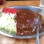 カレーの市民アルバ - 福神漬けを添えます