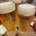 Ishokuya Watami - 生ビールで乾杯