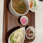 Fukumoto Youshokuten - スープ+前菜