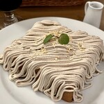 Fujio Kohi - 贅沢やみつきモンブランの厚切トースト