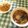 マジックス・キッチン - ピリ辛チャーハン + しょうゆラーメン。